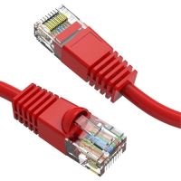 AXIOM C6MB-R200-AX 200FT CAT6 UTP 550MHZ PATCH CABLE SNAGLESS MOLDED BOOT (RED)