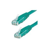 StarTech 15ft CAT6 Ethernet Cable - Green CAT 6 Gigabit Wire 100W PoE 650MHz Molded Patch Cord - C6PATCH15GN