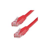 StarTech CAT6 Ethernet Cable 15' Red 650MHz Molded Patch Cord PoE++ - C6PATCH15RD