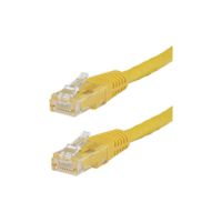 StarTech 50ft CAT6 Ethernet Cable - Yellow Molded Gigabit - 100W PoE UTP 650MHz - Category 6 Patch Cord UL Certified - C6PATCH50YL