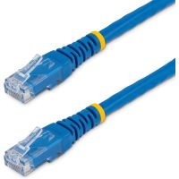 StarTech 6ft Blue CAT6 Ethernet Cable 10 Pack - Molded CAT6 Patch Cord - PoE++ Gigabit Network Cable - M/M - C6PATCH6BL10PK