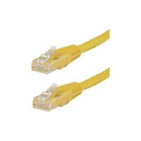 StarTech 6ft CAT6 Ethernet Cable - Yellow Molded Gigabit - 100W PoE UTP 650MHz - Category 6 Patch Cord UL Certified - C6PATCH6YL