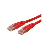 StarTech 7ft CAT6 Ethernet Cable - Red Molded Gigabit - 100W PoE UTP 650MHz - Category 6 Patch Cord UL Certified - C6PATCH7RD