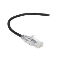 BLACK BOX C6PC28-BK-03 SLIM-NET CAT6 PATCH CABLES FEATURE A LOW-PROFILE DESIGN THAT SAVES SPA