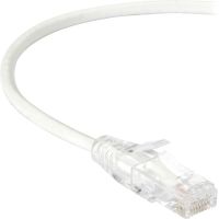 BLACK BOX C6PC28-WH-03 SLIM-NET CAT6 PATCH CABLES FEATURE A LOW-PROFILE DESIGN THAT SAVES SPA