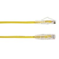 BLACK BOX C6PC28-YL-01 CAT6 250-MHZ SNAGLESS 28AWG STRANDED ETHERNET PATCH CABLE - UNSHIELDED (UTP), CM