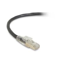 BLACK BOX C6PC70S-BK-10 CAT6 250-MHZ LOCKING SNAGLESS STRANDED ETHERNET PATCH CABLE - SHIELDED (S/FTP),