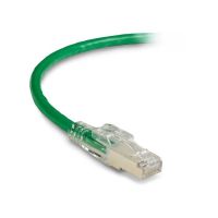 BLACK BOX C6PC70S-GN-15 CAT6 250-MHZ LOCKING SNAGLESS STRANDED ETHERNET PATCH CABLE - SHIELDED (S/FTP),