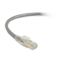 BLACK BOX C6PC70S-GY-15 CAT6 250-MHZ LOCKING SNAGLESS STRANDED ETHERNET PATCH CABLE - SHIELDED (S/FTP),
