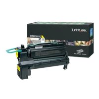 LEXMARK C792X1YG YELLOW RETURN PROGRAM PRINT CARTRIDGE FOR USE IN C/X792 ESTIMAT