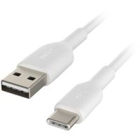Belkin Boost Charge USB-C to USB-A Cable (2m / 6.6ft, White) - CAB001BT2MWH