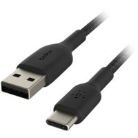 Belkin Braided USB-C to USB-A Cable (1m / 3.3ft, Black) - CAB002BT1MBK
