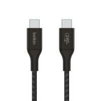 Belkin CAB015bt1MBK 240W BRAIDED C-C CABLE 1M, BLK