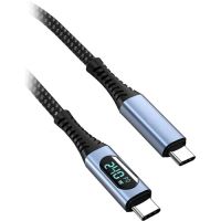 URBAN FACTORY CAB05UF USB-C TO USB-C E-MARK 240W - 20GB - 8K 60 HZ - LENGTH 1.5 M / 4.92