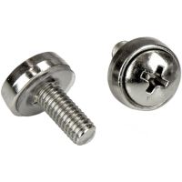 StarTech 100 Pkg M5 Mounting Screws & Cage Nuts-M5 Cage Nuts and Screws - CABSCREWM52