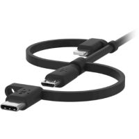 Belkin Boost Charge Universal Cable 15W (USB-A cable with USB-C, Micro-USB and Lightning connectors) - CAC001BT1MBK