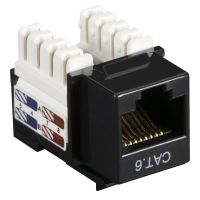 BLACK BOX CAT6J-BK-25PAK BASIC JACK THAT MEETS OR EXCEEDS INDUSTRY STANDARDS. SUITABLE FOR 22 26 AWG STRA
