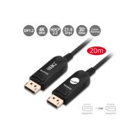 SIIG CB-DP2311-S1 ACTIVE FIBER OPTIC CABLE - 20 PIN DISPLAYPORT LEFT CONNECTOR - MALE LEFT GE