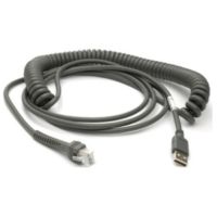 Zebra CBA-U29-C15ZBR - USB cable - USB - 15 ft