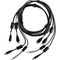 VERTIV CBL0114 CABLE ASSY, 2-HDMI/1-USB/1-AUDIO, 6FT