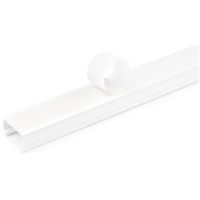 StarTech Cable Management Raceway with Adhesive Tape and Cover 1-1/8W x 3/4"H - 6'L UL Listed - CBMOWD3220