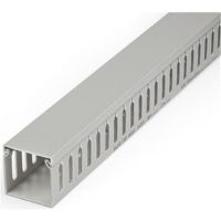 StarTech CBMWD5050 Cable Management Raceway with Cover 2"(50mm)W x 2"(50mm)H, 6.5ft(2m) length, 3/8"(8mm) Slots, Wall TAA