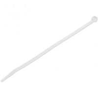 StarTech 20cm(8") Cable Ties, 55mm(2-1/8") Bundle Diameter, Nylon Self Locking Zip Ties w/ Curved Tip, 94V-2/UL Listed, 1000 Pack, White - CBMZT8NK
