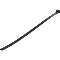 StarTech 10" Reusable Cable Ties - 2-1/2" Dia, 50lb, In/Outdoor, 100PK, TAA