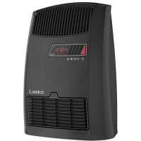 Lasko 1500W Electric Ceramic Space Heater with Timer and Thermostat, CC13700, Black