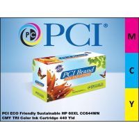 PCI CC644WN-RPC BRAND ECO-REMAN HP 60XL CC644WN COLOR INK CARTRIDGE 440 PG YLD FOR HP PHOTOS