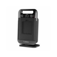 Lasko CD12100 Oscillating Personal Space Heater with Adjustable Thermostat, Black