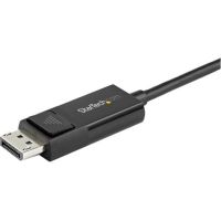 StarTech 3ft (1m) USB C to DisplayPort 1.2 Cable 4K HDR/HBR2 - Reversible, Bi-Directional Video Adapter Cable - CDP2DP1MBD