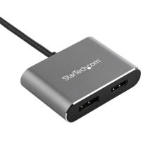 StarTech USB C to DisplayPort or HDMI 2.0 HDR Multiport Adapter, 4K 60Hz, USB Type-C to HDMI/DP Video Converter - CDP2DPHD