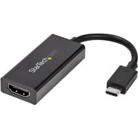 StarTech CDP2HD4K60H USB C to HDMI Adapter Dongle, 4K 60Hz, HDR10, USB-C to HDMI 2.0b Converter, USB Type-C DP Alt Mode to HDMI