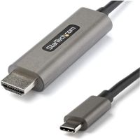 StarTech CDP2HDMM1MH 3ft (1m) USB C to HDMI Cable Adapter, 4K 60Hz, HDR10, UHD HDMI 2.0b, USB Type-C to HDMI Video Adapter Cable