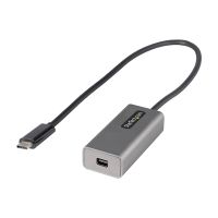 StarTech CDP2MDPEC USB C to Mini DisplayPort Adapter w/ 12 Cable - 4K 60Hz - USB Type-C to Mini DP Video Converter