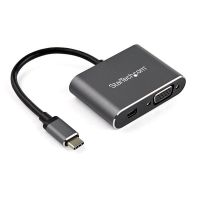 STARTECH CDP2MDPVGA 2-IN-1 USB-C MULTIPORT VIDEO ADAPTER W/ MINI DISPLAYPORT 1.2 OR VGA - USB-C TO 4
