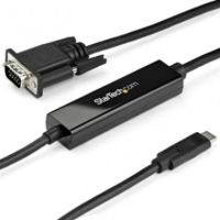 StarTech 3ft USB C to VGA Cable - 1920x1200/1080p USB Type C to VGA Video Monitor Adapter Cable - CDP2VGAMM1MB