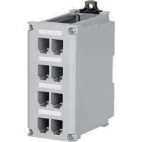 STARTECH INDNET 8-PORT DIN RAIL MNT SHIPK1MOQ10