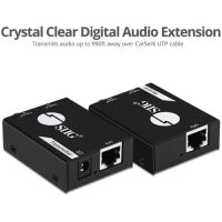 SIIG CE-AU0411-S1 EXTEND YOUR DIGITAL AUDIO (COAXIAL & TOSLINK) SIGNAL UP TO 990FT (300M) OVER CAT