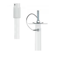 Clinton Telescoping Ceiling Mount Pole 17" For Camera White CE-CP17W