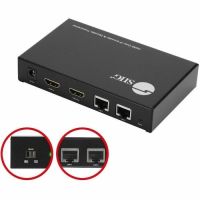 Siig CE-H27P11-S1 HDMI Over IP Encoder & Decoder Transceiver, TX RX Mode Switching, Cascading, 1080p
