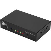 SIIG CE-KV0G11-S1 2X1 HDMI KVM SWITCH, SEAMLESSLY SWITCH TWO COMPUTERS TO ONE 4K DISPLAY/MONITOR A