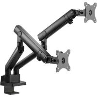 SIIG Dual-Monitor Desk Mount for 17 to 32" Displays - CE-MT2U12-S1