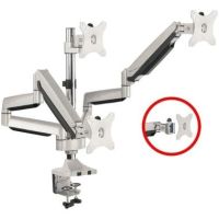 SIIG CE-MT3611-S1 Triple Monitor Aluminum Gas Spring Desk Mount