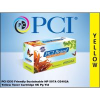 PCI CE402A-PCI ECO-FRIENDLY SUSTAINABLE HP 507A CE402A CE402YC YELLOW TONER CARTRIDGE 6000