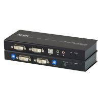 ATEN CE604 DVI DUAL VIEW KVM EXTENDER UP TO 200 FT.3 YEARS WARRANTY