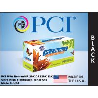 PCI CF226XJ-PCI BRAND ECO-FRIENDLY REMAN HP 26X CF226X JUMBO BLACK TONER CARTRIDGE 12,000 PA