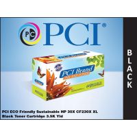 PCI CF230X-PCI BRAND ECO-FRIENDLY REMAN HP 30X CF230X XL BLK TONER CARTRIDGE 3500 PG YLD FO