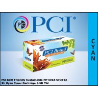 PCI CF361X-PCI BRAND ECO-FRIENDLY SUSTAINABLE HP 508X CF361X XL CYAN TONER CARTRIDGE 9500 P